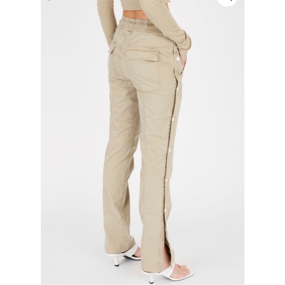 Cotton Citizen The London Snap Pants, Tan, Xs View 4